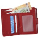 Damenlederb&ouml;rse rot