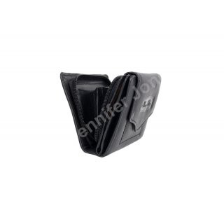 Damenlederb�rse schwarz