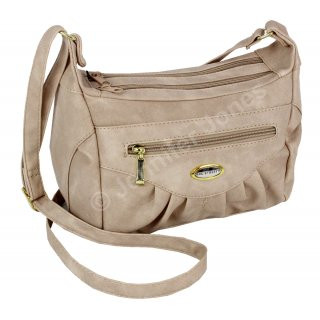 Handtasche beige