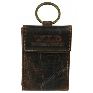 Lederschl�sseltasche braun