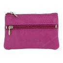 Lederschlsseltasche pink