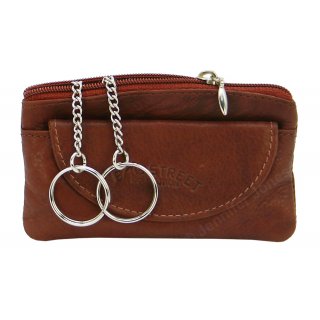 Lederschl�sseltasche braun