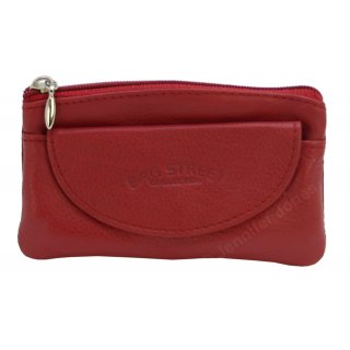 Lederschl�sseltasche rot
