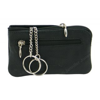 Lederschl�sseltasche schwarz