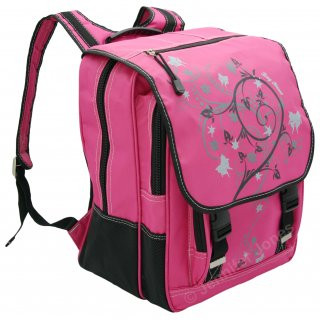 Schulrucksack - Flower pink