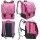 Schulrucksack - Flower pink