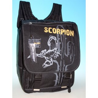 Schulrucksack - Scorpion schwarz