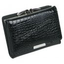 Damenlederbörse schwarz