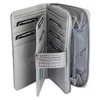 Damenlederb�rse grau