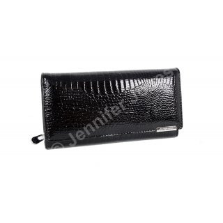 Damenlederb�rse schwarz