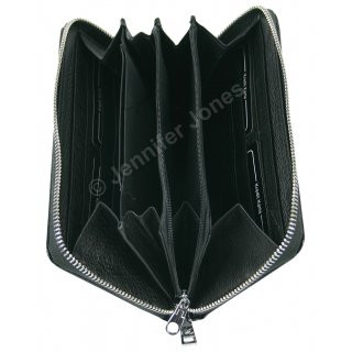 Damenlederb�rse schwarz
