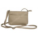 Ledertasche beige