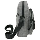 Herrentasche  grau