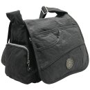 &Uuml;berschlagtasche schwarz