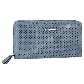 PU-Geldbrse blau