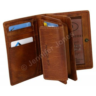 Damenlederb�rse cognac