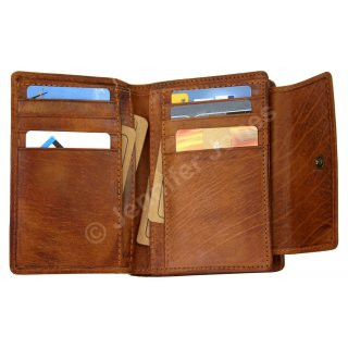 Damenlederb�rse cognac