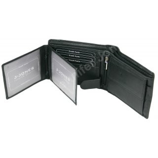 Herrenlederb�rse schwarz