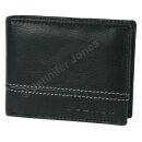 Herrenlederb&ouml;rse schwarz/grau