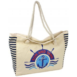 Badetasche beige