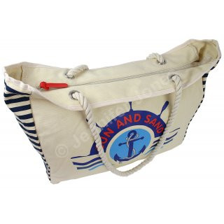 Badetasche beige