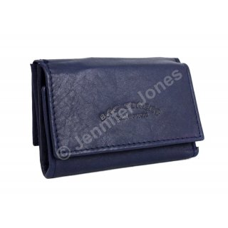 Herrenlederb�rse navy