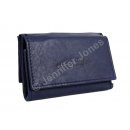 Herrenlederbörse navy