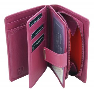 Damenlederb�rse pink