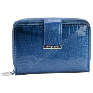 Damenlederbörse blau
