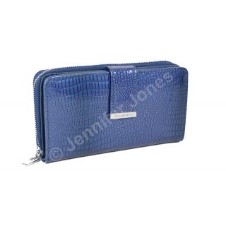 Damenlederb�rse blau