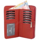 PU-Geldb&ouml;rse rot