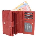 PU-Geldb&ouml;rse rot