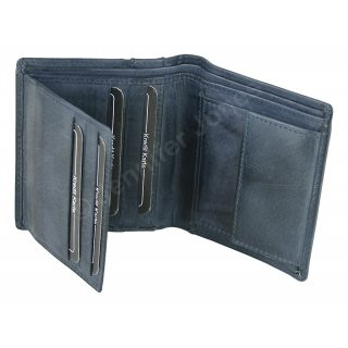 Herrenlederb�rse navy