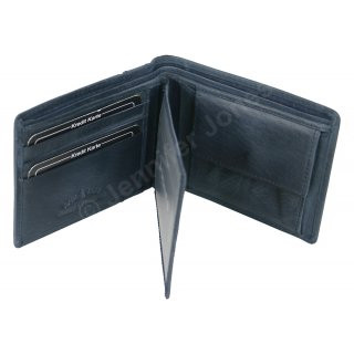 Herrenlederb�rse navy