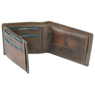Herrenlederb�rse braun