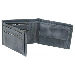 Herrenlederb�rse navy