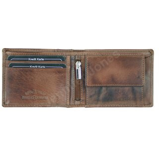 Herrenlederb�rse braun