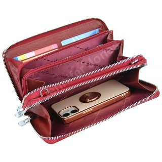 Damenlederb�rse rot