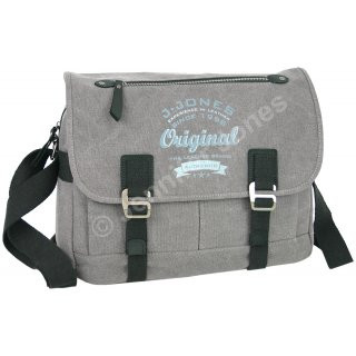 Canvas Herrentasche grau