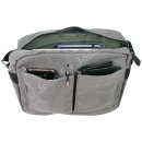 Canvas Herrentasche grau