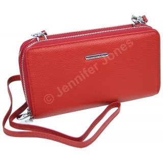 Damenlederb�rse rot