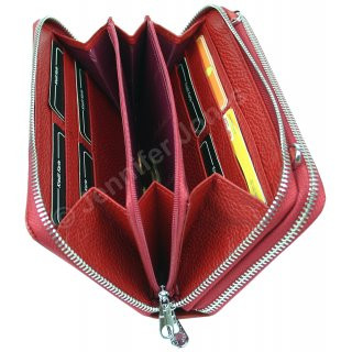 Damenlederb�rse rot