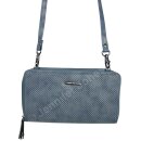 PU-Geldb&ouml;rse blau