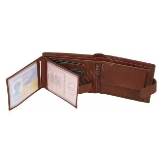 Herrenlederb�rse braun