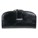 Damenlederbörse schwarz