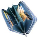 Damenlederb&ouml;rse blau