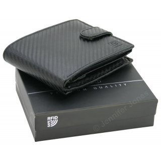 PU-Geldbrse Herren schwarz