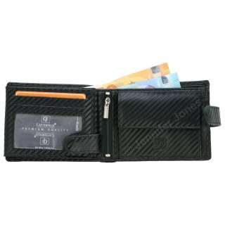 PU-Geldbrse Herren schwarz