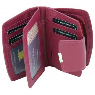 Damenlederb�rse pink