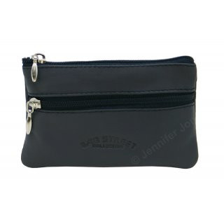 Lederschl�sseltasche blau